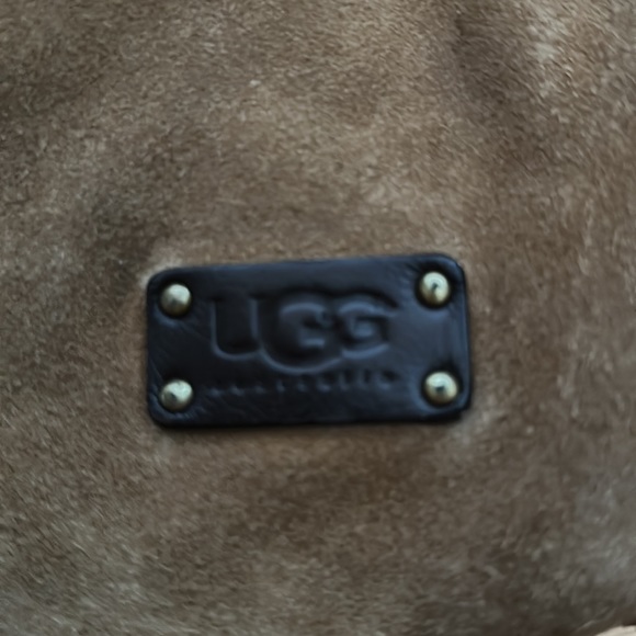 Ugg sheepskin sack purse in tan - Picture 2 of 9